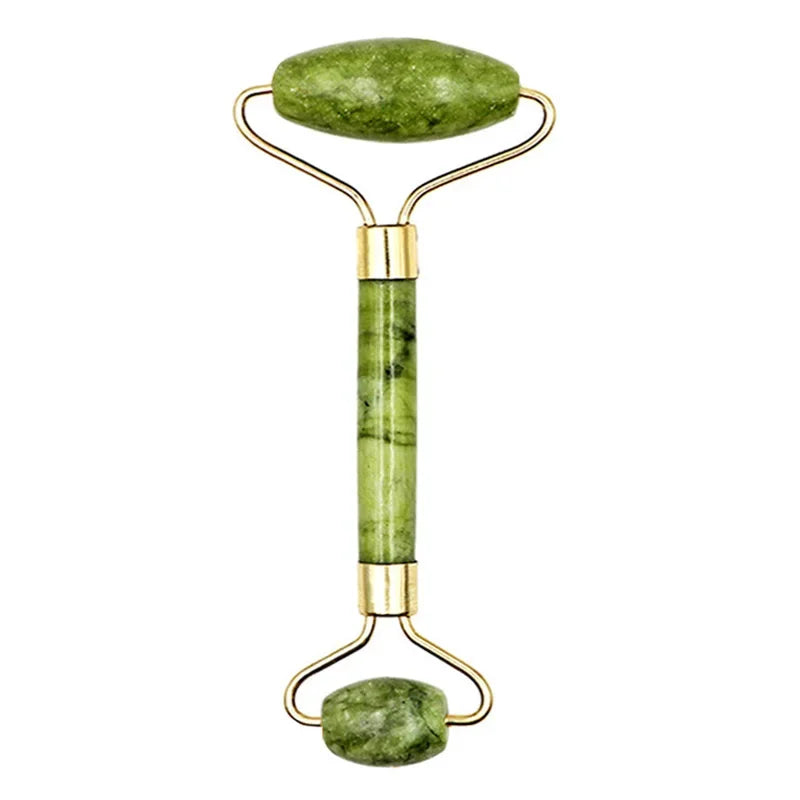 Gua sha en pierre naturelle -  "Jade Roller" Gua Sha